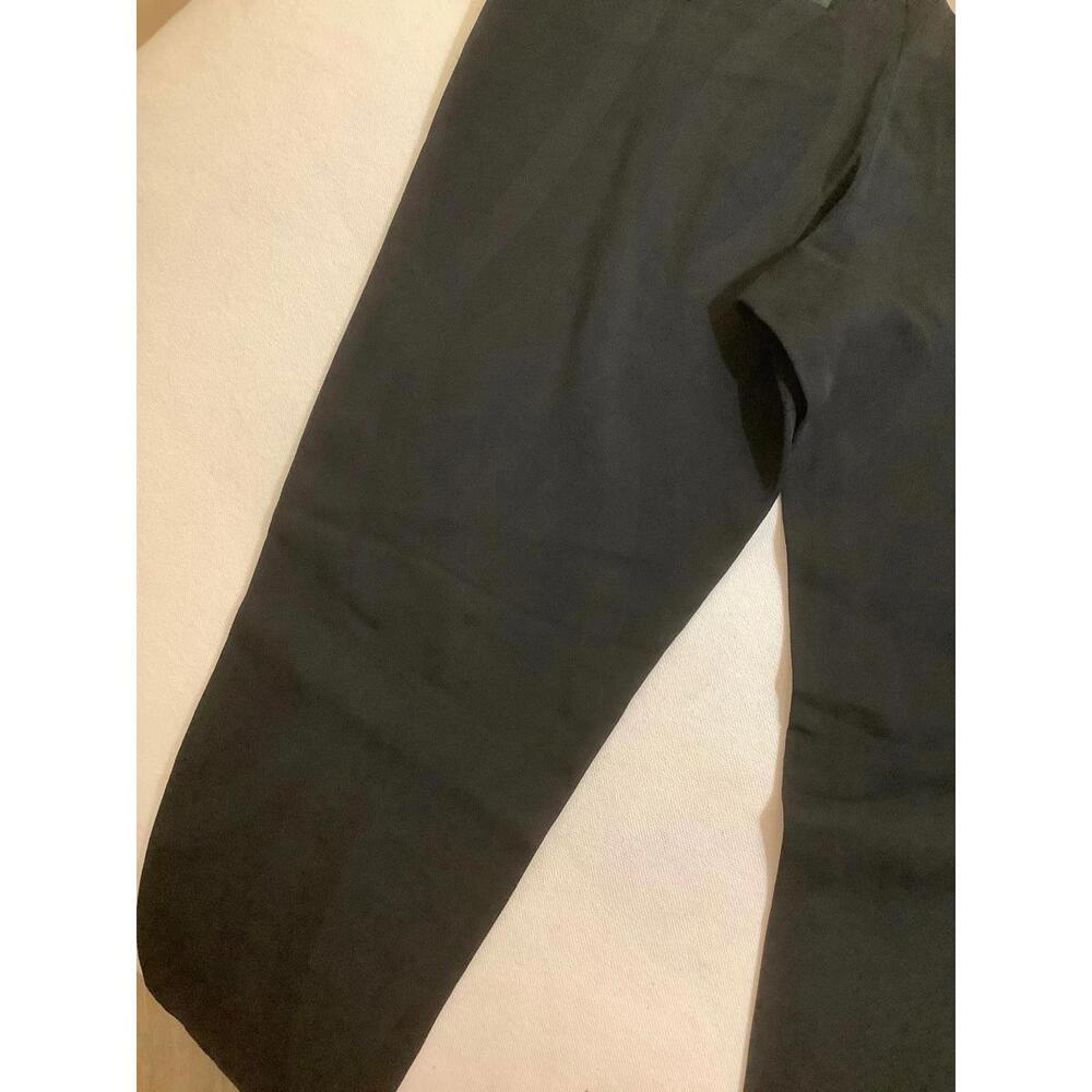 IRO Black Tapered Dress Pant Trouser 38 Luxury Fancy Night Out Sleek Flat Front - Picture 6 of 6